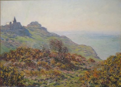 Die Kirche von Varengeville und die Schlucht des Moutiers-Passes von Claude Monet